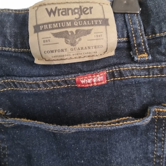 Lot of 2 boys Wrangler boot cut jeans, sz 16 Husky - Picture 10 of 11
